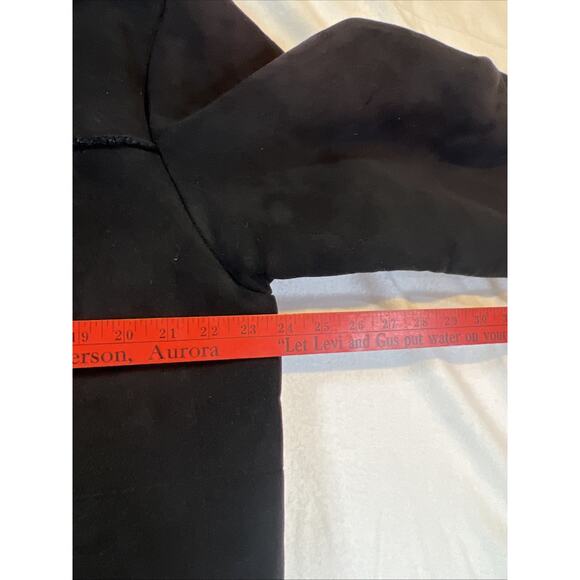 Jones New York Coat Women’s Medium Black Faux Suede & Faux Fur Trim Jacket - Picture 12 of 14